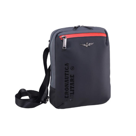 Borsello Tozzo Medio Helix Aeronautica Militare NeroGrigio  Valigeria.it