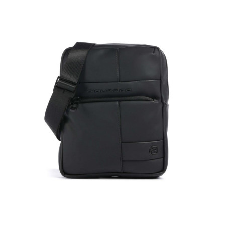 Borsello tozzo con tasca davanti porta ipad mini Piquadro Wollen Nero