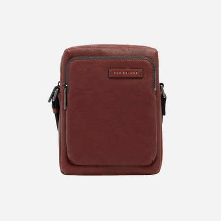 Borsello tozzo con tasca davanti The Bridge Ludovico Marrone