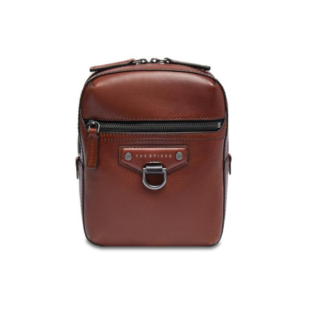 Borsello tozzo con tasca anteriore The Bridge Marrone