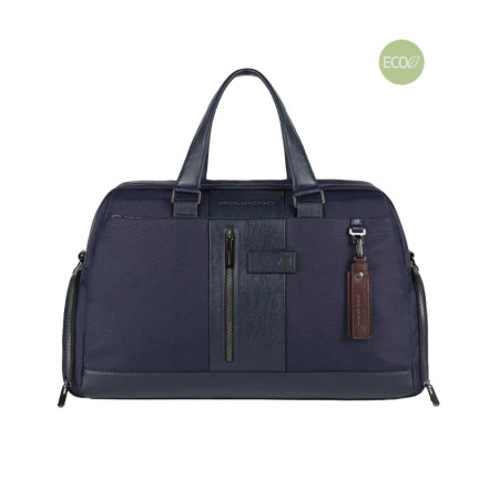 Borsone in Tessuto Bauletto Brief2 Piquadro BV4447BR2-Blue Valigeria-it