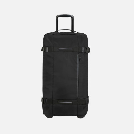 Borsone trolley 68cm medio due manici 2 ruote American Tourister Urban Track Asphalt Black