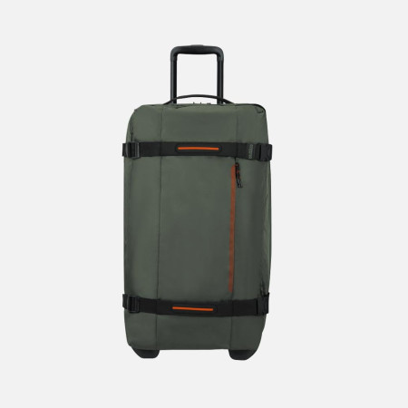 Borsone trolley 68cm medio due manici 2 ruote American Tourister Urban Track Dark Khaki