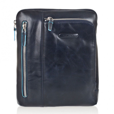 Borsello doppia tasca frontale | Piquadro Blue Square | CA1816B2-Blu2