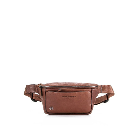 Marsupio Tozzo con Tasca Esterna | Piquadro Black Squadre | CA2174B3-Cuoio