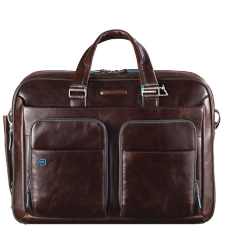 Cartella Sottile Porta Pc/iPad 2 manici | Piquadro Blue Square | CA2849B2-Mogano