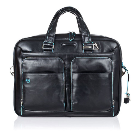 Cartella Sottile Porta Pc IPad iPad®Air 2 manici | Piquadro Blue Square | CA2849B2-Nero