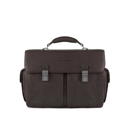 Cartella Porta Pc e Porta iPad®Air/Pro 9,7 CONNEQU | Piquadro Black Square | CA1068B3-Testa Moro