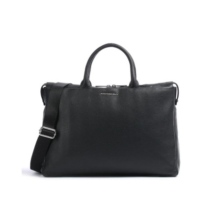 Cartella in Pelle 14 Mellow Urban Mandarina Duck Black  Valigeria.it