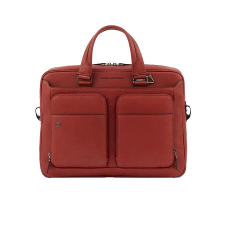 Cartella in Pelle Black Square Piquadro Rosso