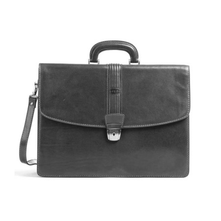 Cartella in Pelle Giudi Nero  Valigeria.it