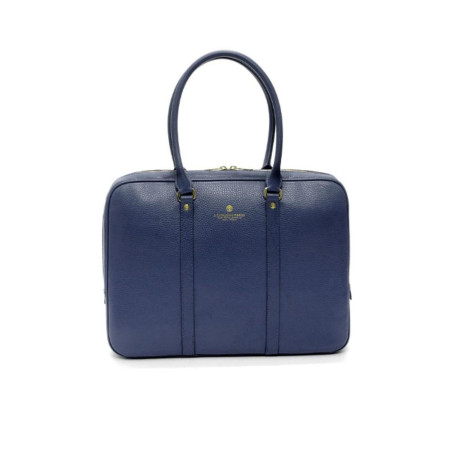 Cartella in Pelle Manici Lunghi TIffany Spalding & Bros Navy  Valigeria.it