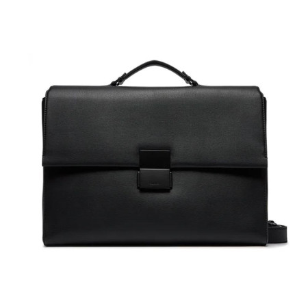 Cartella in Pelle Porta Computer Calvin Klein Jeans Black  Valigeria.it