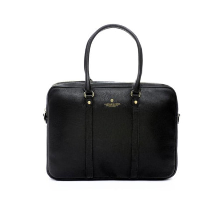 Cartella in Pelle Spalding & Bros Nero  Valigeria.it