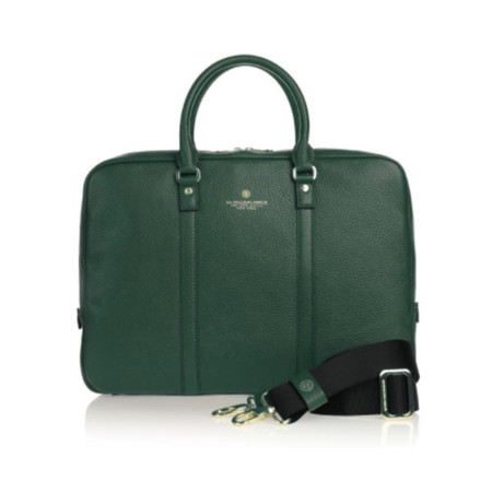 Cartella in Pelle Spalding & Bros Verde  Valigeria.it