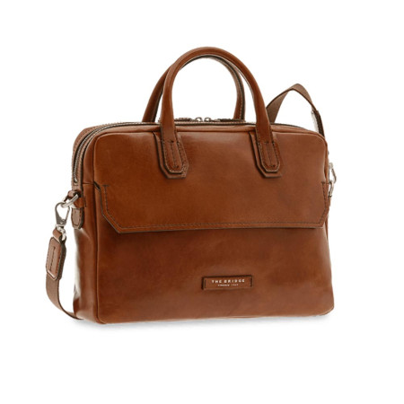 Cartella in Pelle The Bridge Marrone Rutenio  Valigeria.it