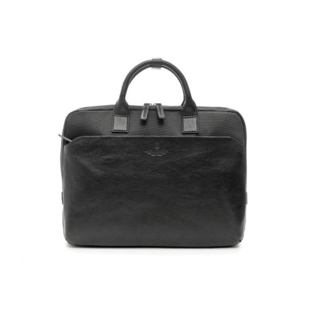 Cartella in Tessuto New Metropolitan Spalding&Bros Nero  Valigeria.it