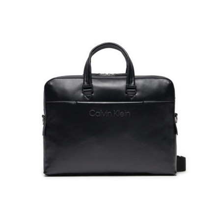 Cartella in Tessuto Porta Computer Calvin Klein Black  Valigeria.it