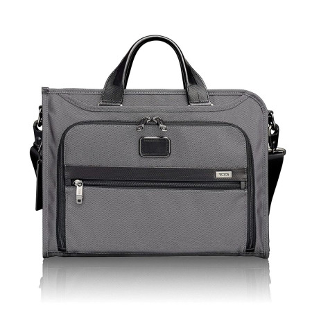 Cartella in Tessuto Porta Computer Tumi Antracite 026110PW2  Valigeria.it