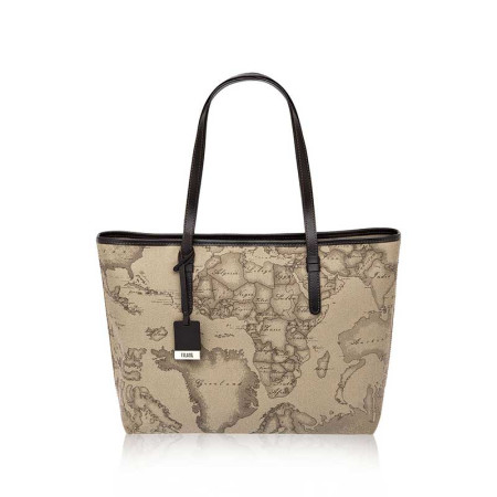 Borsa Shopping Grande Alviero Martini | Geo Tortora | \"New Basic\" | CD00761300590 (valigeria)