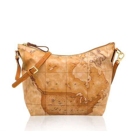 Borsa Donna Tracolla Svasata | Alviero Martini 1^ Classe Geo Soft | CN1866001-Naturale