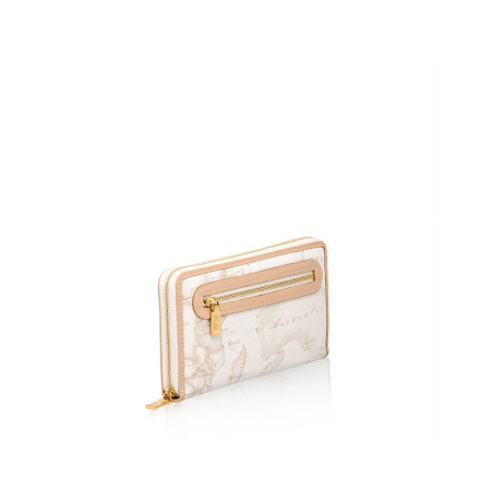 Portafoglio Donna Cerniera Semplice | Alviero Martini 1^Classe Geo White | CW02861880900-Bianco
