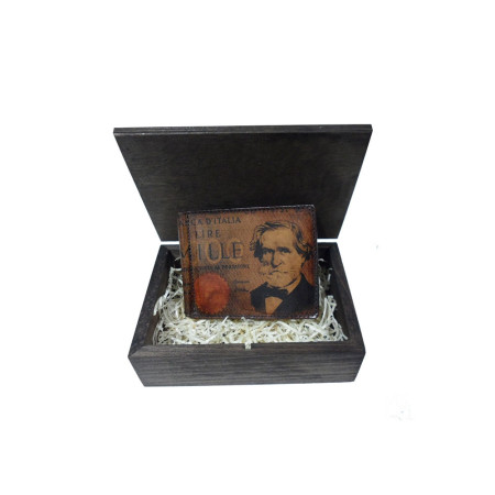 Ferma Soldi in Pelle | Artiglieria Fiorentina Verdi | VERDIFS-Testa Moro