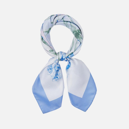 Foulard classico flower piccolo Liu Jo Bright Blue Wave