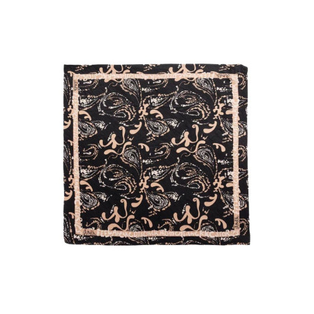 Foulard classico quadrato arricciato Anekke Intens Gris