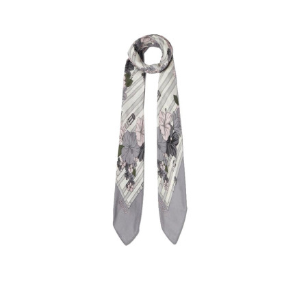 Foulard flower metalleria Liu Jo 2A5037T030022222-Nero Valigeria-it 