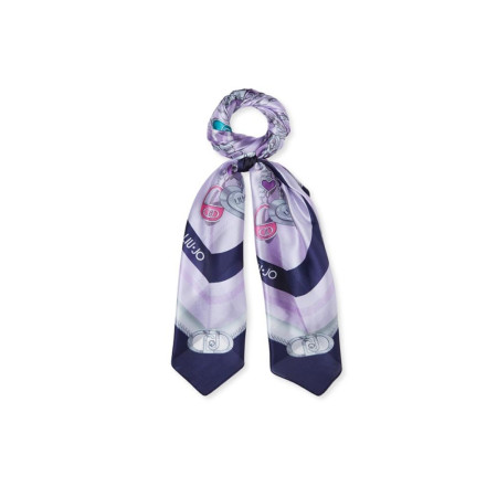 Foulard Grande Love Charm Liu Jo Deep Blue  Valigeria.it