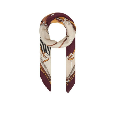 Foulard grande ribbon animalier Liu Jo Naturale