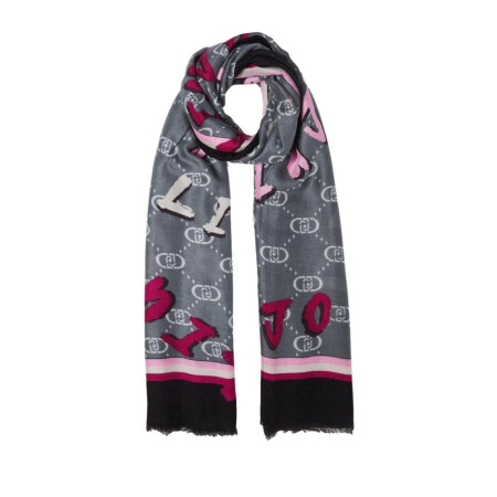 Foulard Stola Manhattan 90x180 Liu Jo Nero  Valigeria.it