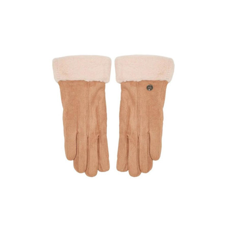Guanti Donna Effetto Scamossciato Liu Jo Bronze Caramel  Valigeria.it