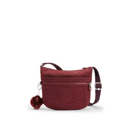 Borsa Donna Tracolla con Zip Sopra Kipling K00070 burnt carmine