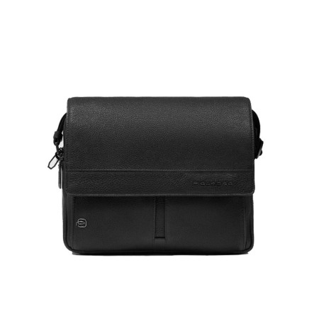 Messenger 2 Tasche Anteriori Piccola Piquadro Nero  Valigeria.it
