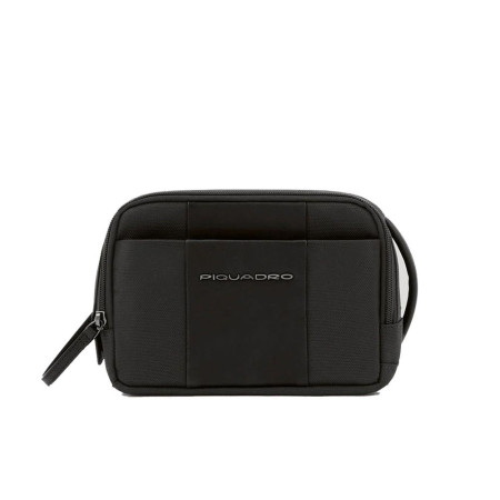 Necessaire 2 zip semplice Piquadro Brief2 Nero
