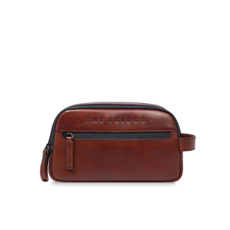 Necessaire Semplice Damiano The Bridge Marrone  Valigeria.it