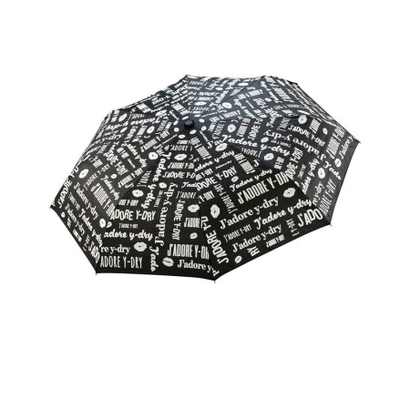 Ombrello Mini Bagnato Colora J\'adore Y-Dry Black & Color  Valigeria.it