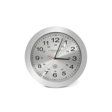 Orologio da Parete Rotorndo Spalding & Bros Silver  Valigeria.it