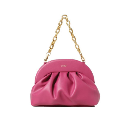 Pochette Arricciata con Catena da Sera Liu Jo Ciclamino  Valigeria.it