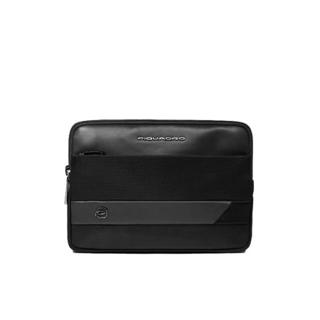 Pochette da polso con doppia zip Tracolla Porta Ipad Piquadro Nero Valigeria.it