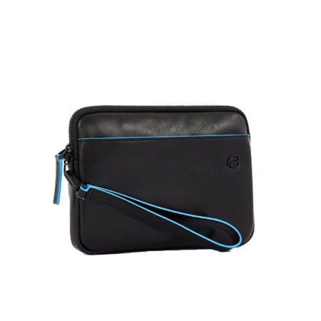 Pochette da Polso Blue Square Revamp Piquadro Nero  Valigeria.it
