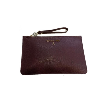 Pochette da polso grande Patrizia Pepe Purple Red