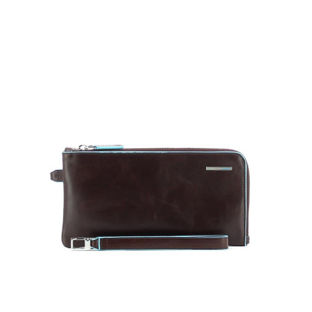 Pochette da polso piatta Blue Square Piquadro AC2648B2R-Mogano Valigeria-it