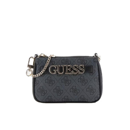 Pochette da polso Zamira Guess PW7516P5280-Coal Logo Multi Valigeria-it