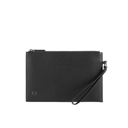 Pochette Uomo Black Square Piquadro Nero