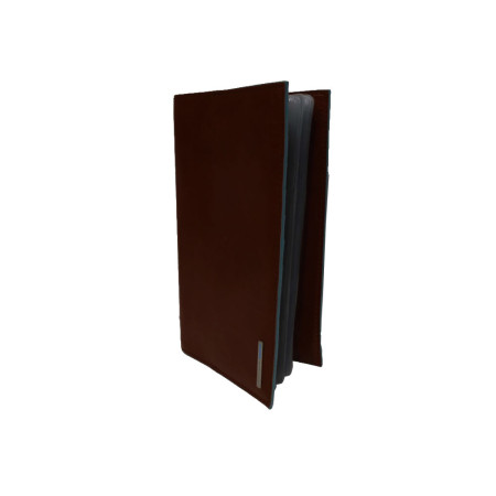 Porta Biglietti a Libro | Piquadro Blue Square | PP1668B2-Mogano