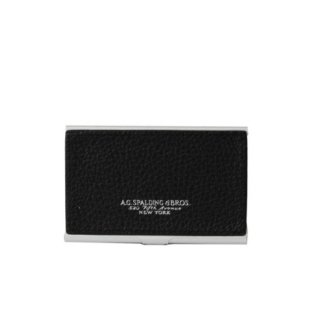 Porta Biglietti Rigido Spalding&Bros Nero  Valigeria.it