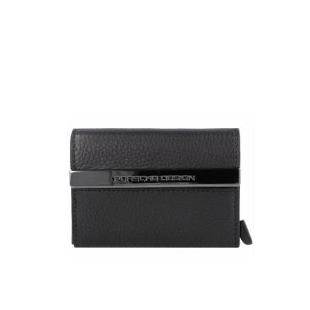 Porta Carte Credito Metal Case Porsche Design Black  Valigeria.it